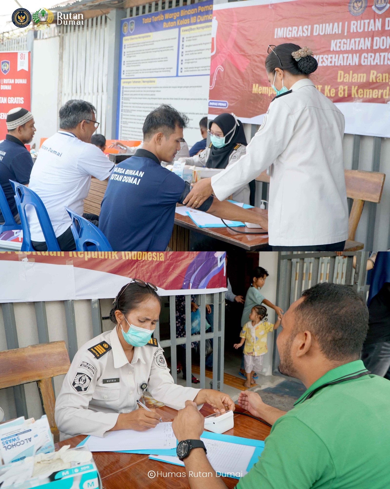 Rutan Dumai Berikan Layanan Kesehatan Gratis