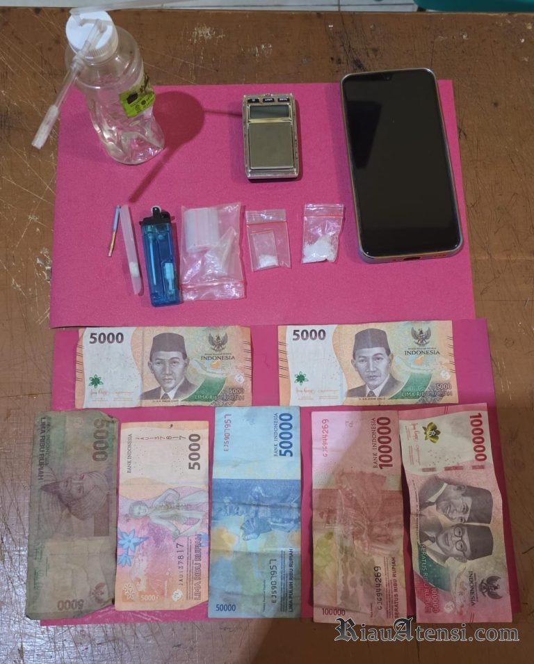 Polsek Rambah Samo Bongkar Dugaan Peredaran Sabu