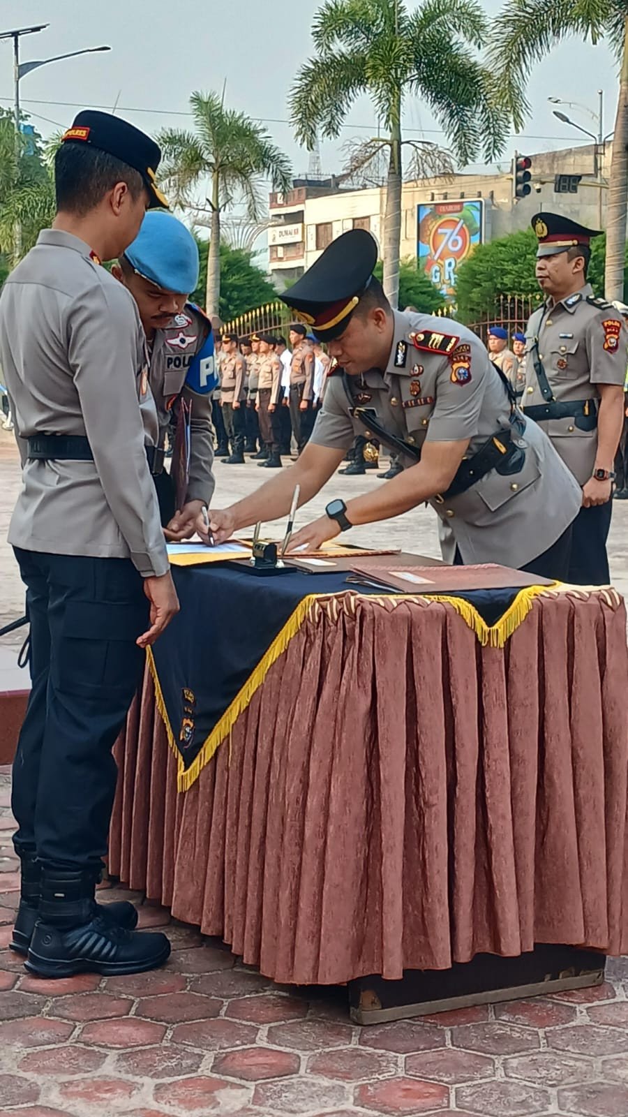 AKP Hardiyanto Jabat Kasat Intelkam Polres Dumai, Tiga Pejabat Resmi Berganti