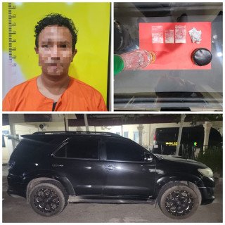 Dua Paket Diduga Sabu Ditemukan dalam Mobil Fortuner